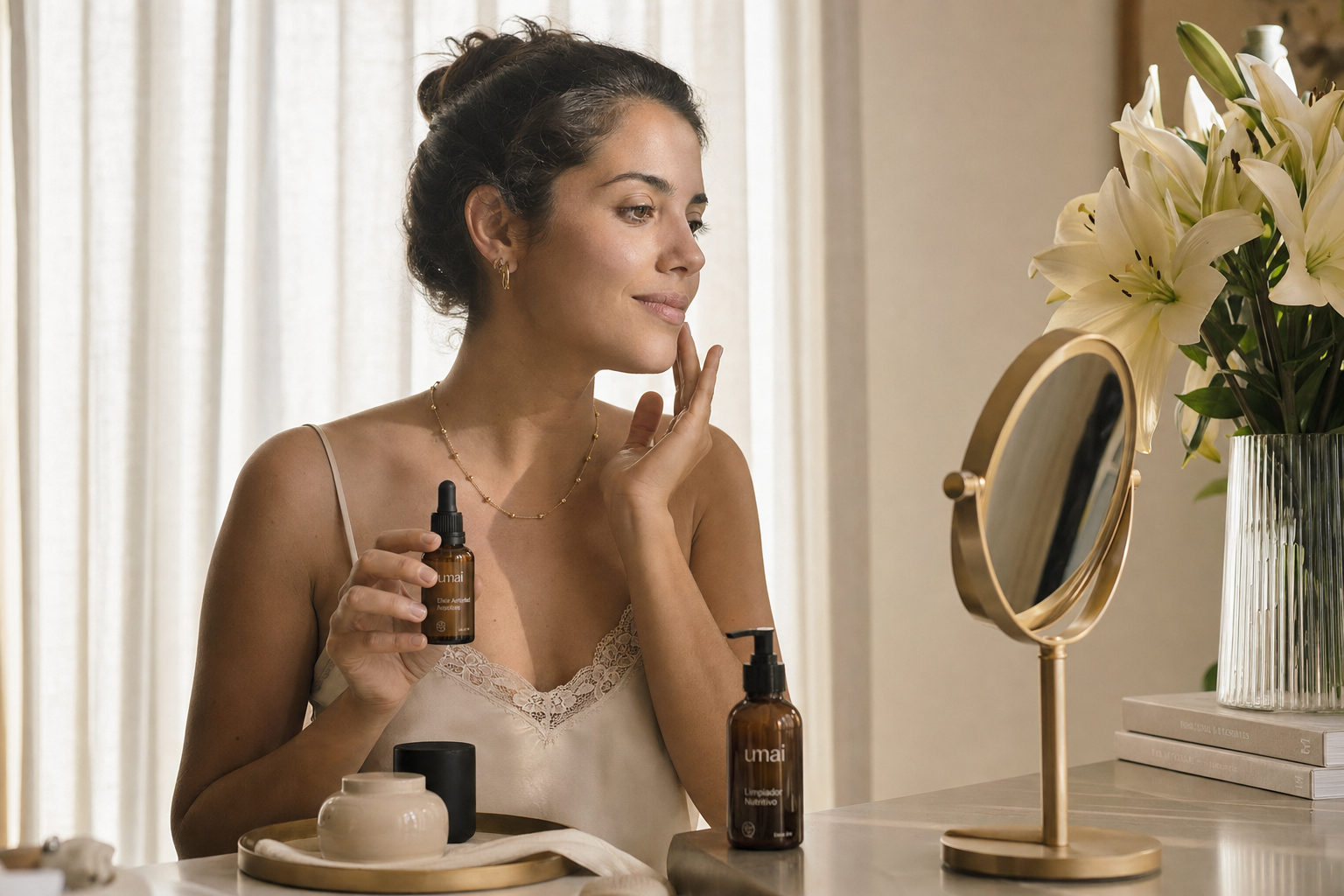 Rutina de belleza con VELUNA